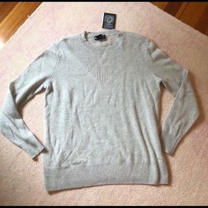 BLOOMINGDALES NWT soft grey cashmere sweater S